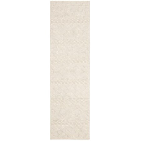 Safavieh 2 ft.-3 in. x 8 ft. Runner Vermont Hand Woven Rug, Ivory VRM211A-28
